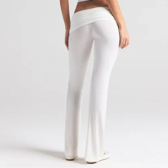 SKIMS Soft Lounge Foldover Pant Marble Small - Picture 2 of 5